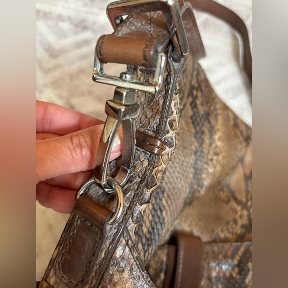 Authentic Python Large Crossbody Bag - Picture 6 of 11